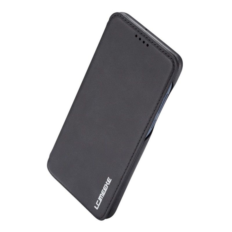 Folio Deksel Huawei P30 Lite Svart Lc.Imeeke Skinneffekt Beskyttelse