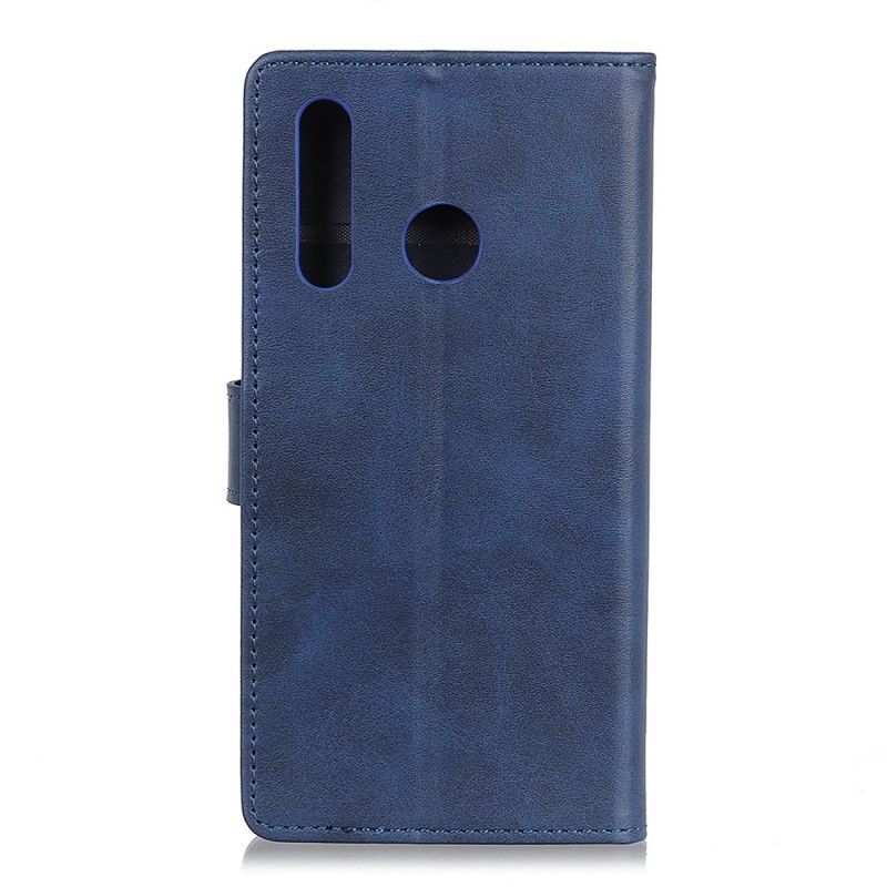 Folio Deksel Huawei P30 Lite Svart Retro Matt Skinneffekt