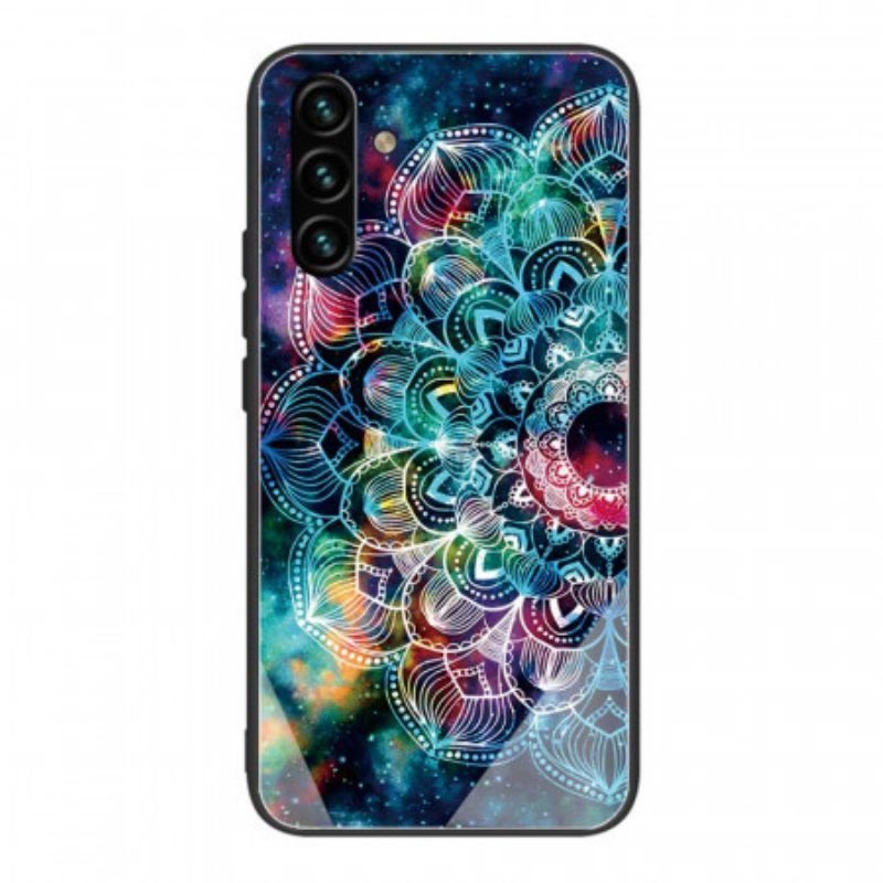 Deksel Til Samsung Galaxy A13 5G / A04s Mandala Herdet Glass