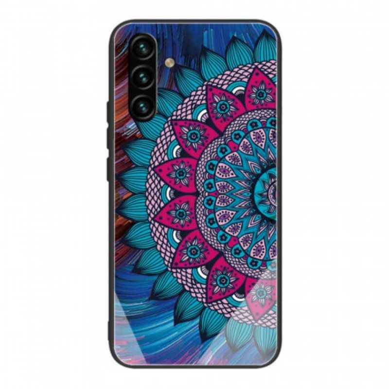 Deksel Til Samsung Galaxy A13 5G / A04s Mandala Herdet Glass