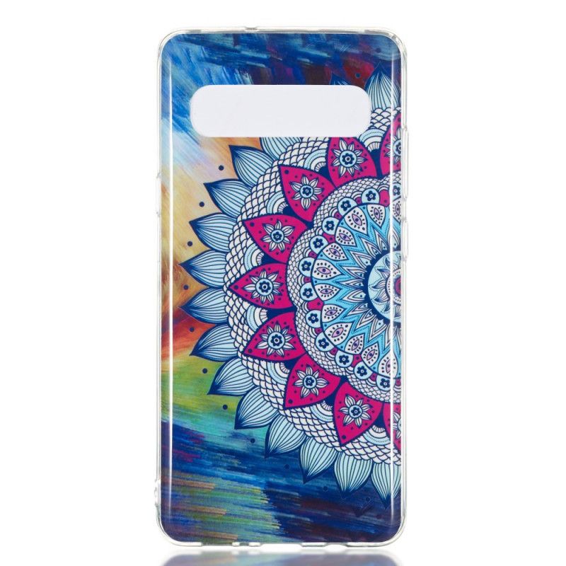 Deksel for Samsung Galaxy S10 5G Fluorescerende Mandala