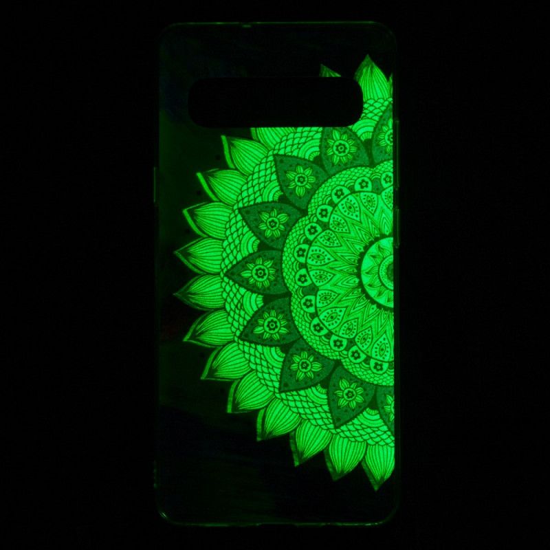 Deksel for Samsung Galaxy S10 5G Fluorescerende Mandala