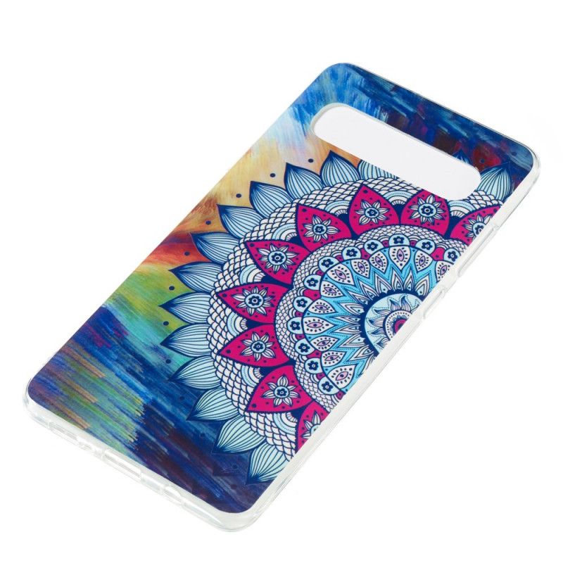 Deksel for Samsung Galaxy S10 5G Fluorescerende Mandala