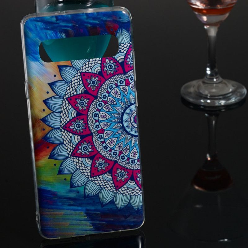 Deksel for Samsung Galaxy S10 5G Fluorescerende Mandala