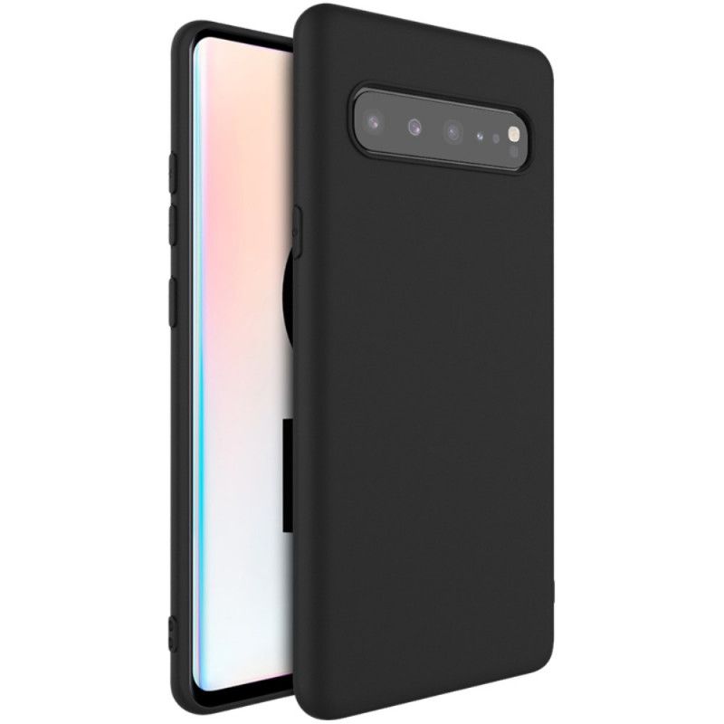 Deksel for Samsung Galaxy S10 5G Svart Uc-1-Serien Silikonmatte Imak