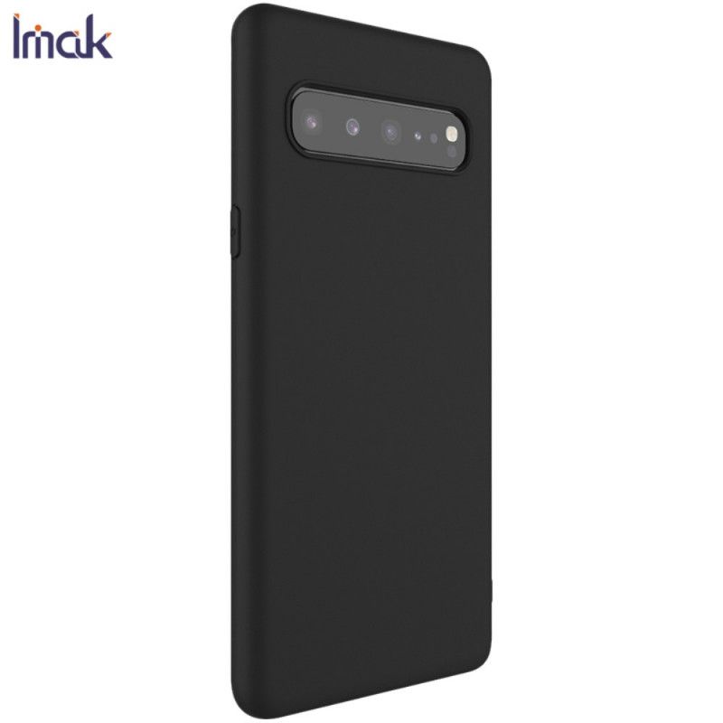 Deksel for Samsung Galaxy S10 5G Svart Uc-1-Serien Silikonmatte Imak