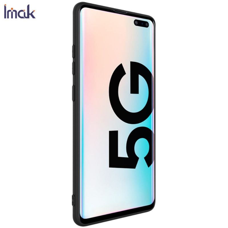 Deksel for Samsung Galaxy S10 5G Svart Uc-1-Serien Silikonmatte Imak