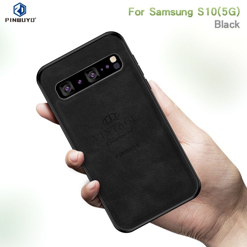 Deksel Samsung Galaxy S10 5G Grå Hederlig Vintage Pinwuyo