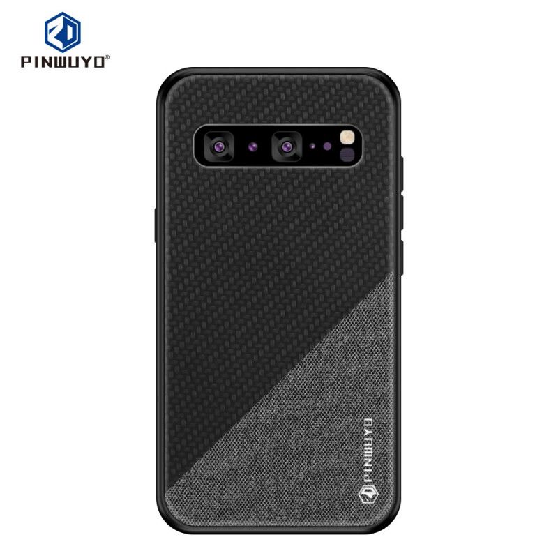 Deksel Samsung Galaxy S10 5G Svart Pinwuyo Hederserie