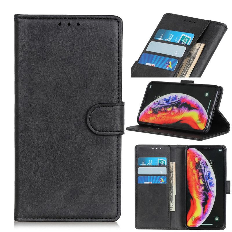 Folio Deksel for Samsung Galaxy S10 5G Retro Matt Skinneffekt