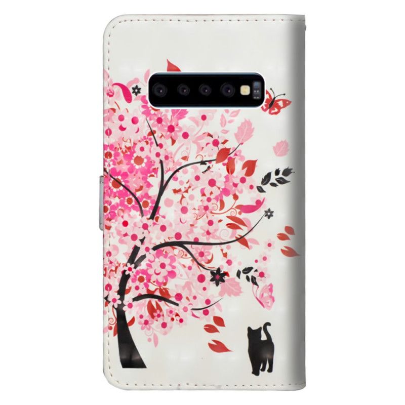 Folio Deksel for Samsung Galaxy S10 5G Rosa Tre