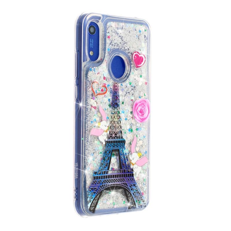 Deksel Honor 8A Glitter På Eiffeltårnet Anti-fall