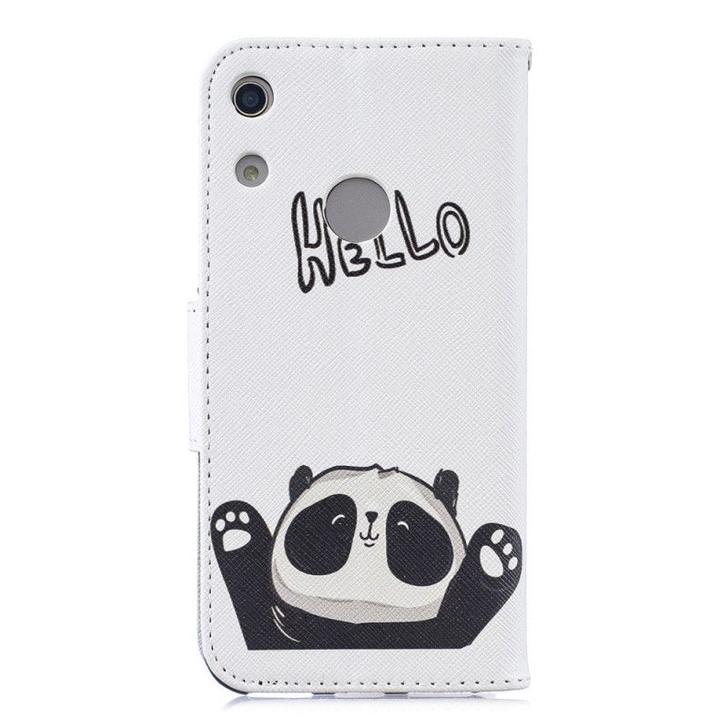 Folio Deksel Honor 8A Panda-Utskrift Hei