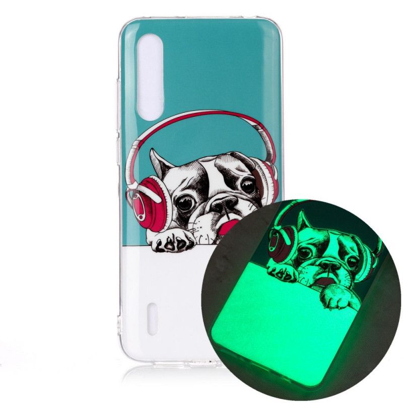 Deksel for Xiaomi Mi A3 Fluorescerende Hund