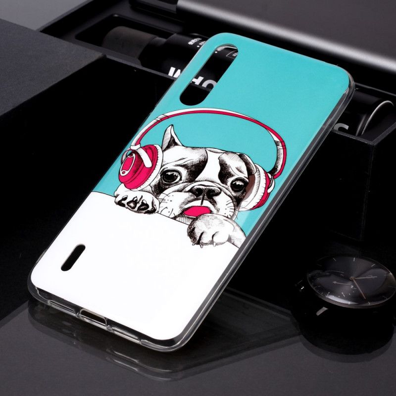 Deksel for Xiaomi Mi A3 Fluorescerende Hund