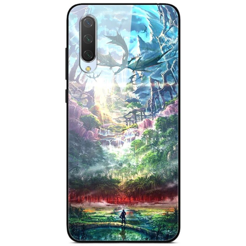 Deksel Xiaomi Mi A3 Himmelsk Natur Herdet Glass