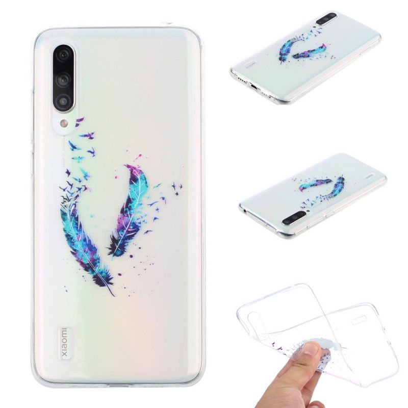 Deksel Xiaomi Mi A3 Mobildeksel Gjennomsiktige Fjær