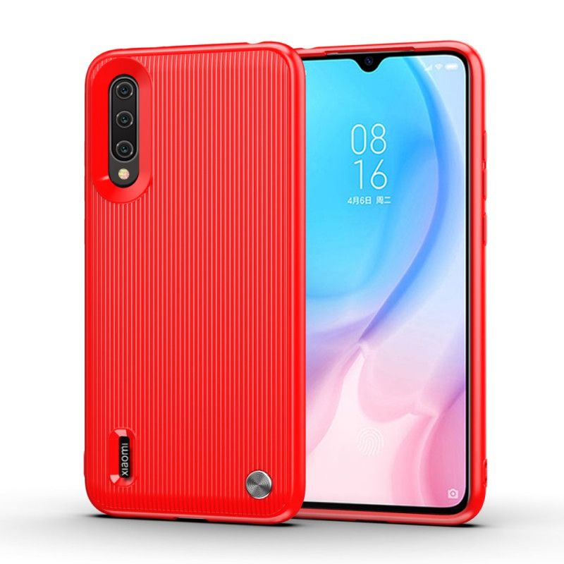 Deksel Xiaomi Mi A3 Svart Strukturert Silikon Beskyttelse