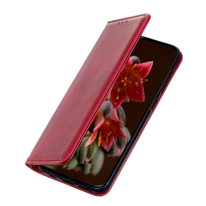 Folio Deksel Xiaomi Mi A3 Svart Elegant Delt Skinn Anti-fall