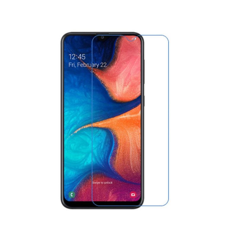 Buekantbeskyttet Herdet Glassbeskyttelse For Samsung Galaxy A20s Skjerm