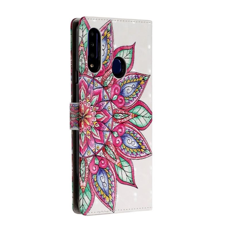 Folio Deksel for Samsung Galaxy A20s Tegnet Mandala