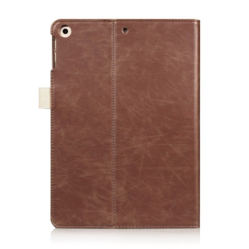 Folio Deksel iPad Air / Air 2 Svart Retro Skinneffekt Anti-fall