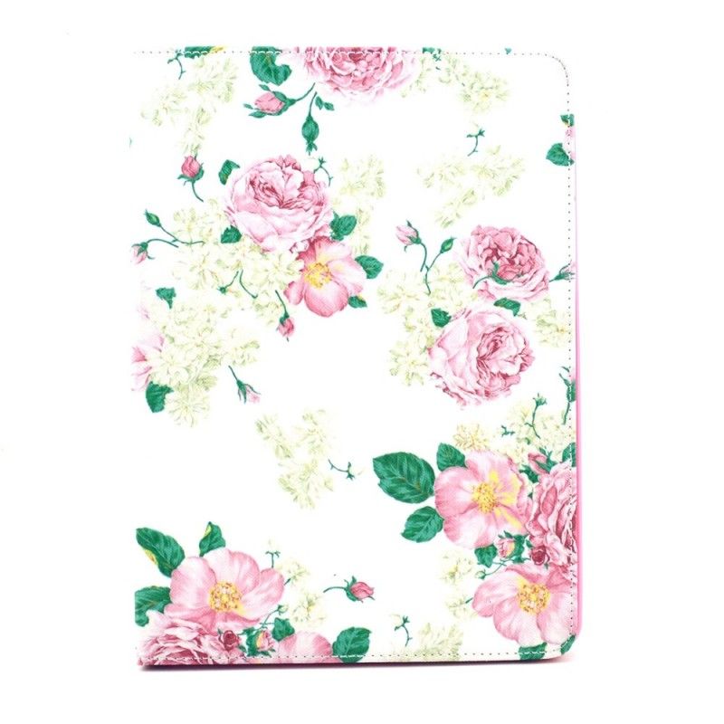 Lærdeksel Folio Deksel iPad Air / Air 2 Mobildeksel Frihetsblomster