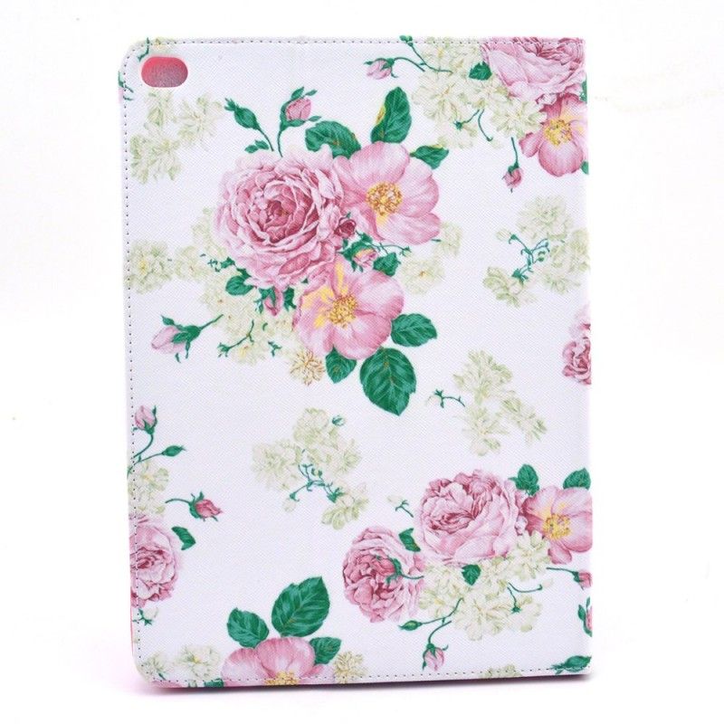 Lærdeksel Folio Deksel iPad Air / Air 2 Mobildeksel Frihetsblomster