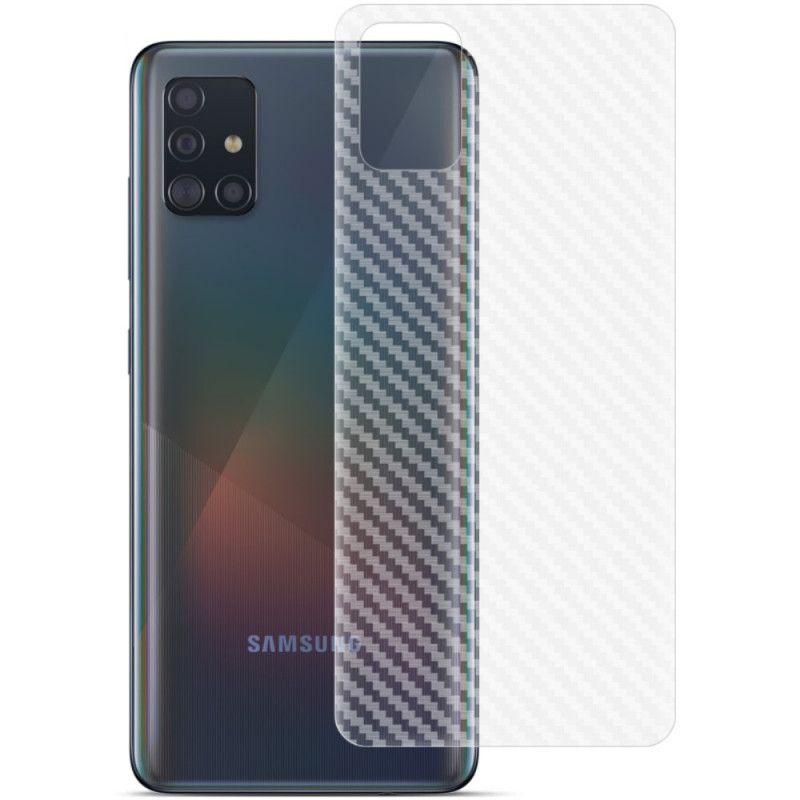 Bakre Beskyttelsesfilm Samsung Galaxy A51 Karbon Imak Stil