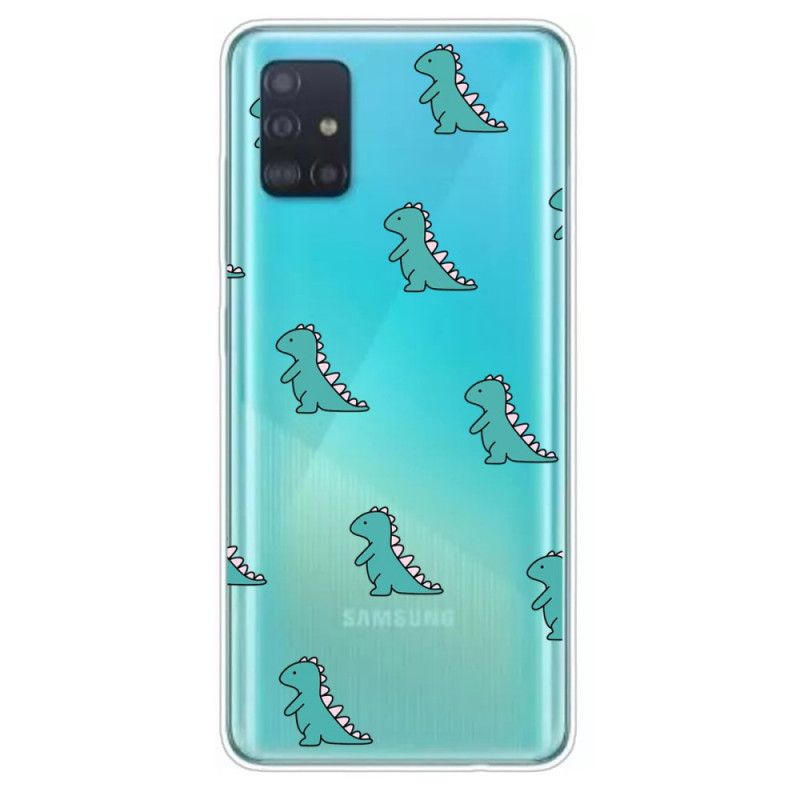 Deksel for Samsung Galaxy A51 Dinosaurer