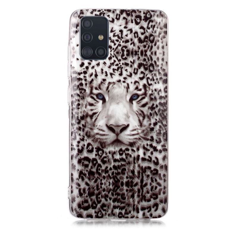 Deksel Samsung Galaxy A51 Fluorescerende Leopard Beskyttelse