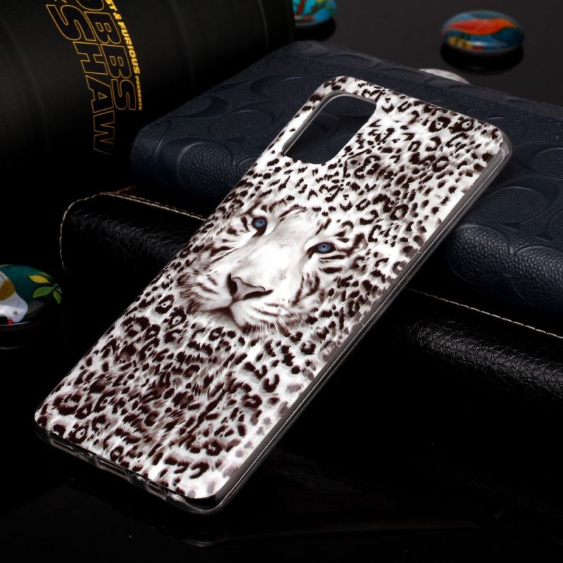 Deksel Samsung Galaxy A51 Fluorescerende Leopard Beskyttelse