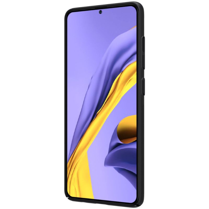 Deksel Samsung Galaxy A51 Svart Stiv Frostet Nillkin