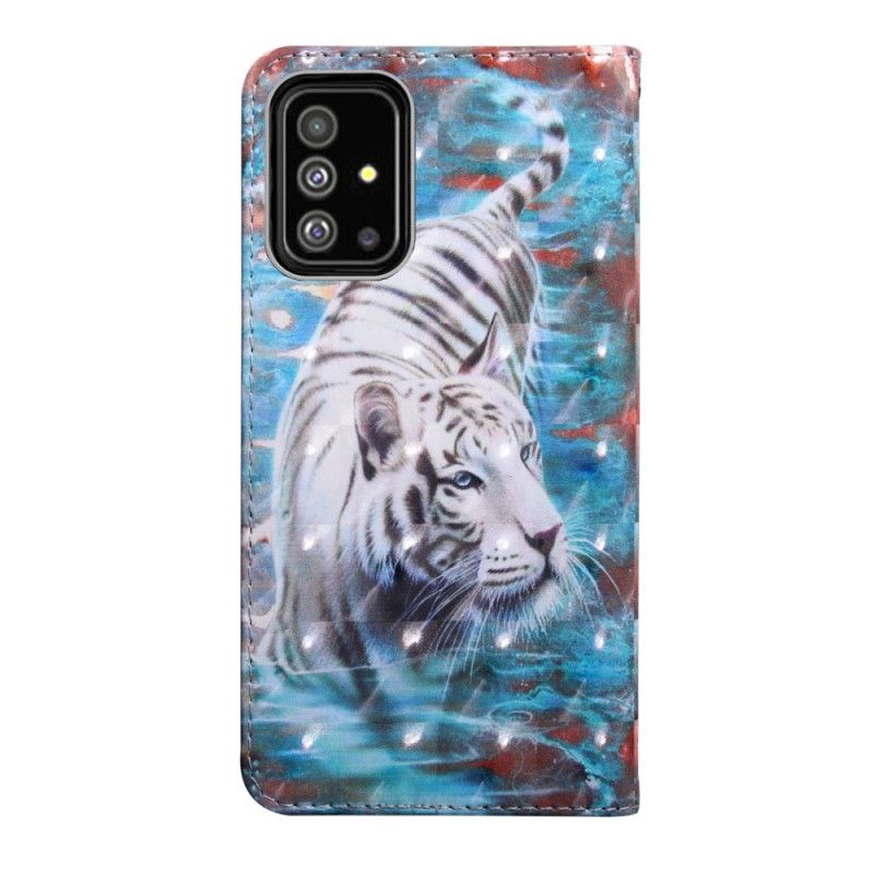 Folio Deksel Samsung Galaxy A51 Tiger I Vannet