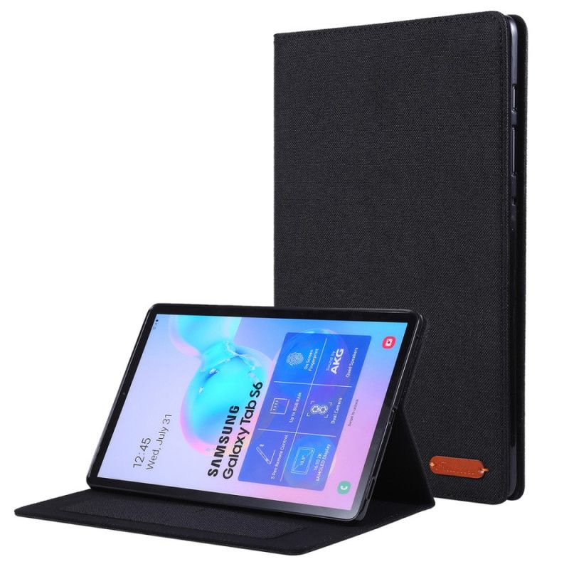 Etui Samsung Galaxy Tab S6 Svart Stoff Anti-fall