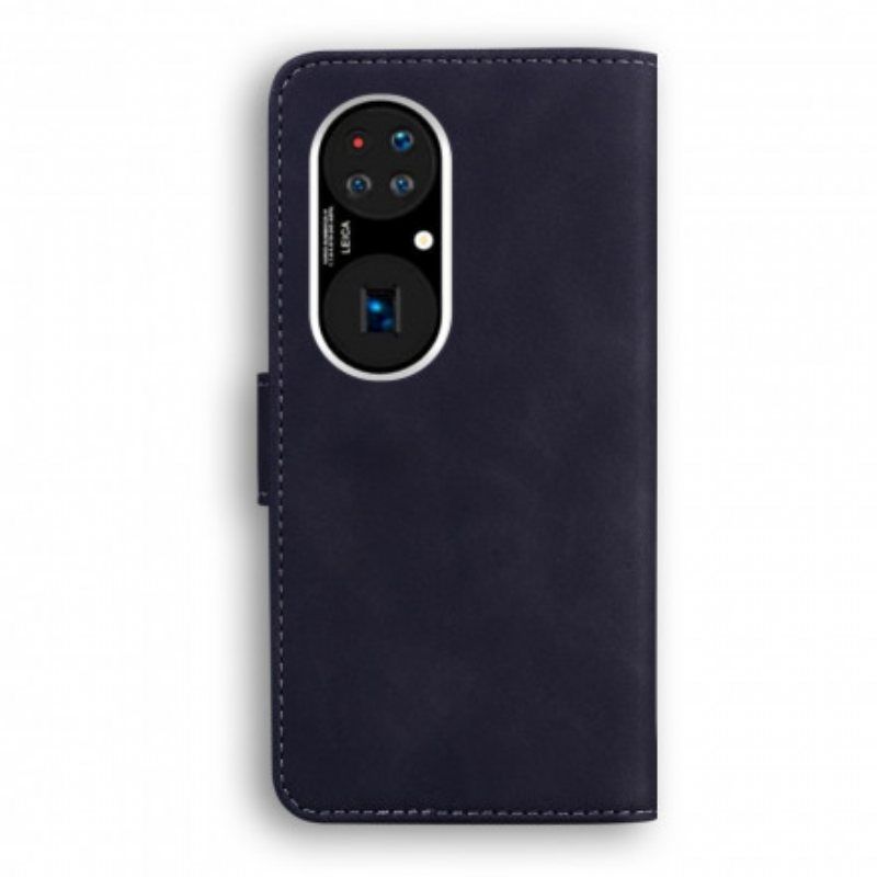 Folio Deksel Til Huawei P50 Vintage Couture Skinnstil