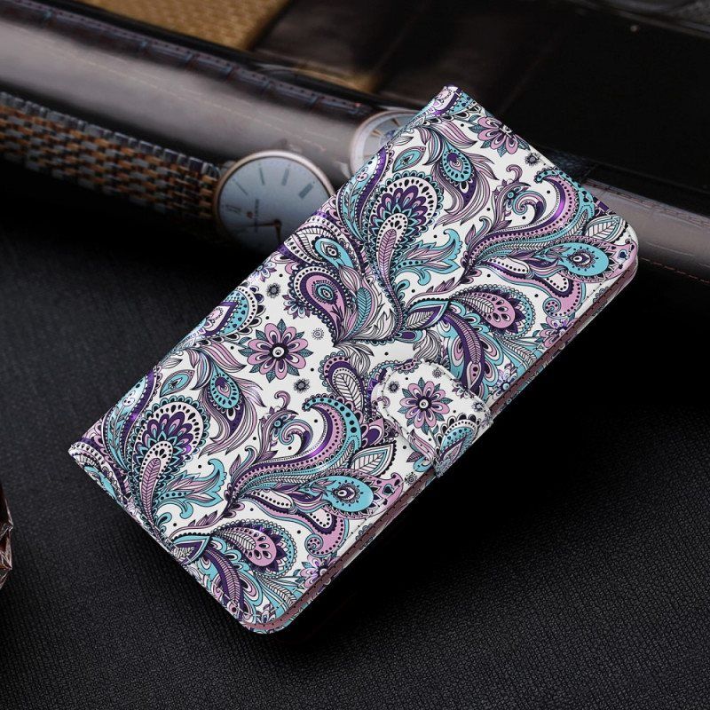 Folio Deksel Til Moto G51 5G Paisley