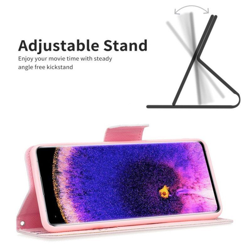 Folio Deksel Til Oppo Find X5 Pro Brainy Giraff