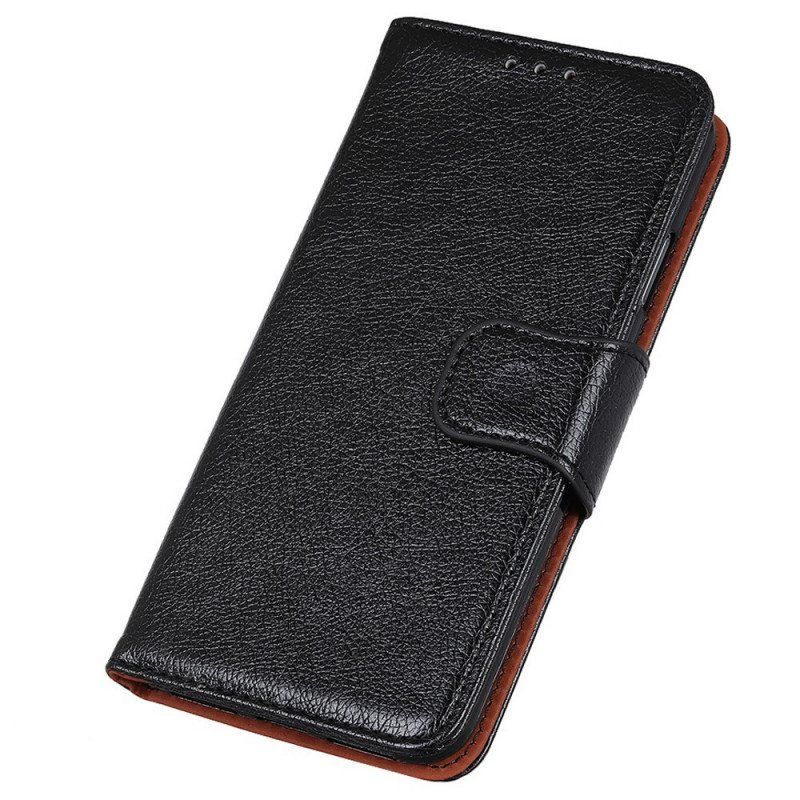 Folio Deksel Til Oppo Reno 7 Nappa Split Leather