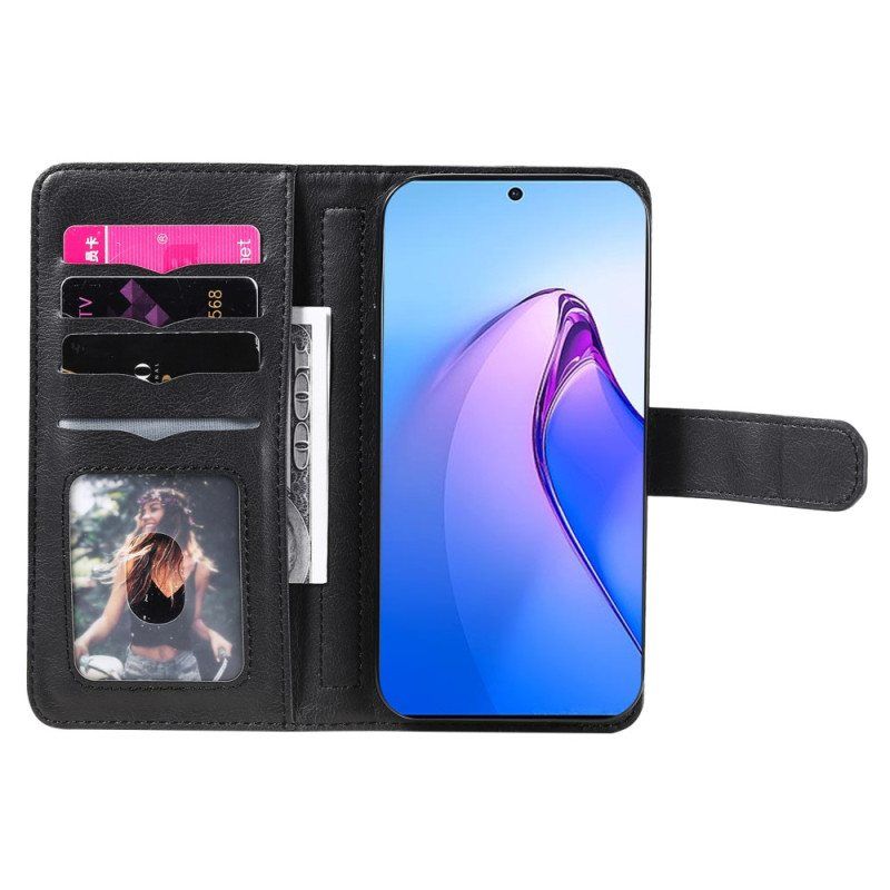 Folio Deksel Til Oppo Reno 8 Pro Kortholder