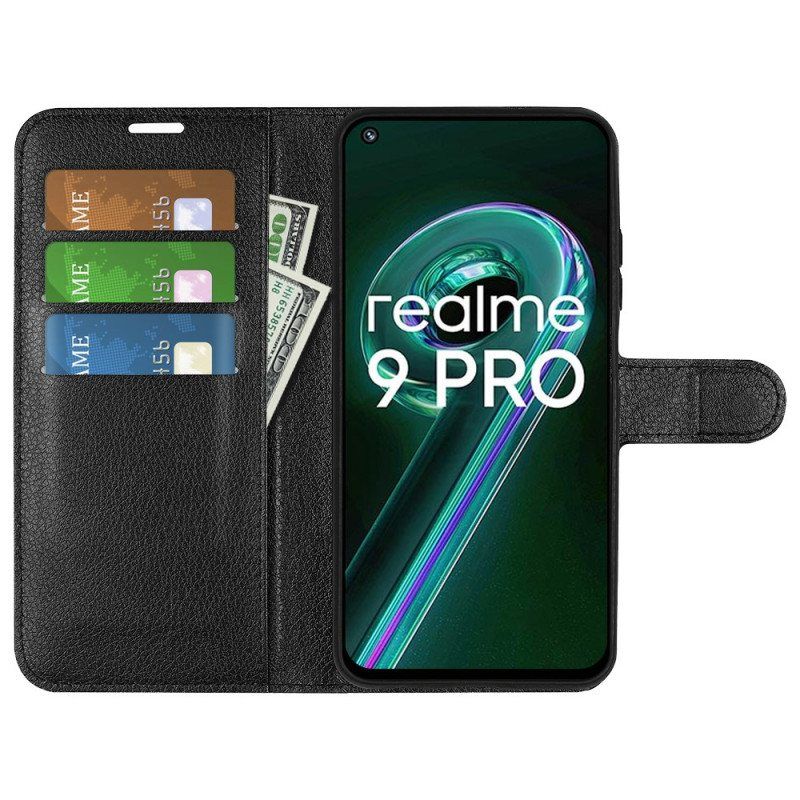 Folio Deksel Til Realme 9 Pro 5G Klassisk