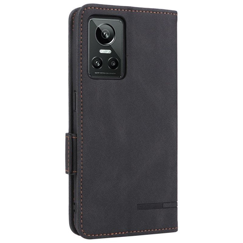 Folio Deksel Til Realme GT Neo 3 Woody Leather