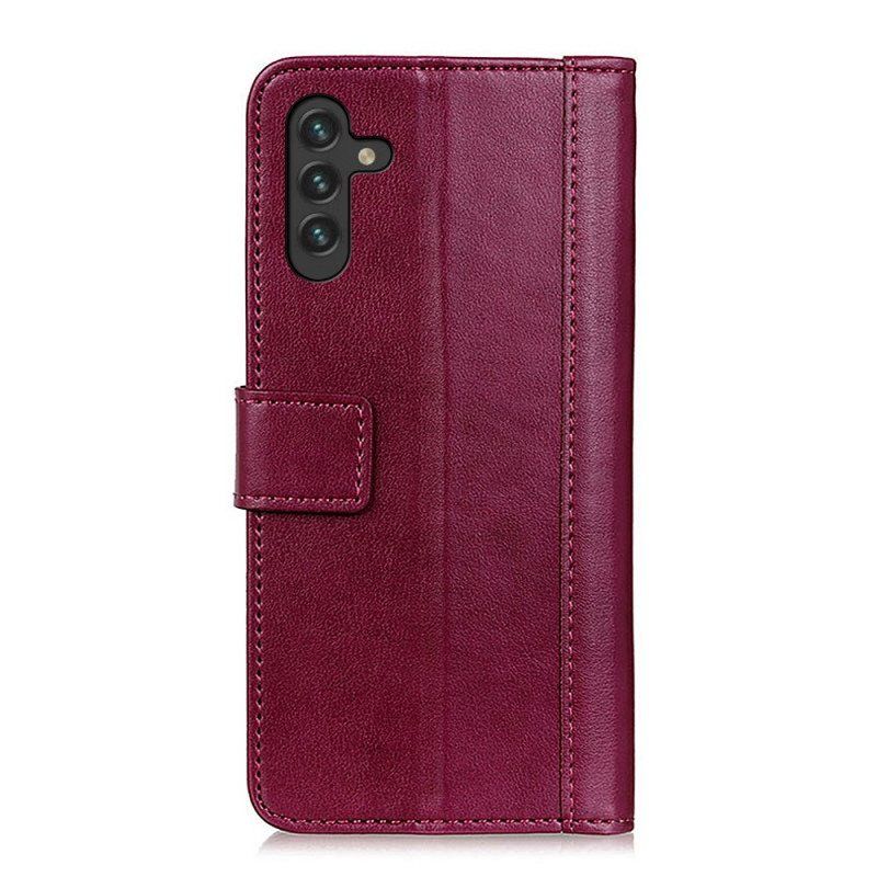 Folio Deksel Til Samsung Galaxy A13 5G / A04s Stil Leather Elegance