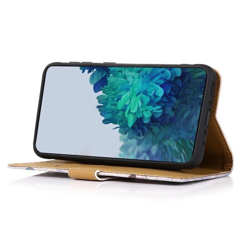 Folio Deksel Til Samsung Galaxy A14 / A14 5G Blomstrende Tre