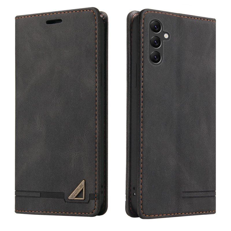 Folio Deksel Til Samsung Galaxy A14 / A14 5G Faux Leather Gq.utrobe