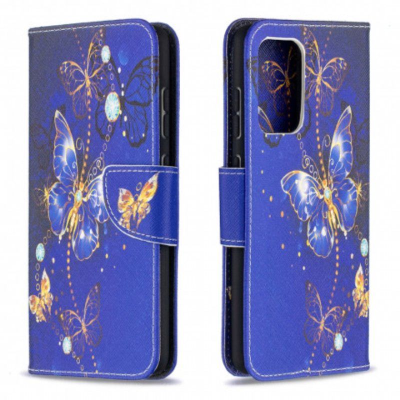 Folio Deksel Til Samsung Galaxy A52 4G / A52 5G / A52s 5G Butterflies Kings