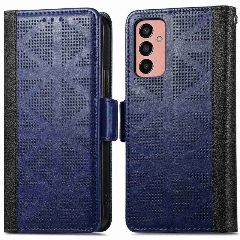 Folio Deksel Til Samsung Galaxy M13 Cross Design