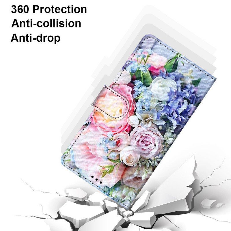 Folio Deksel Til Samsung Galaxy M23 5G Floral Wonder