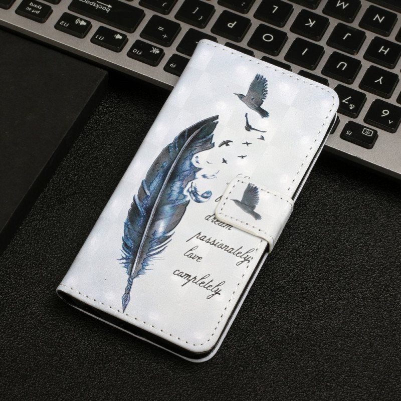 Folio Deksel Til Samsung Galaxy S22 5G Feather Before You Fly