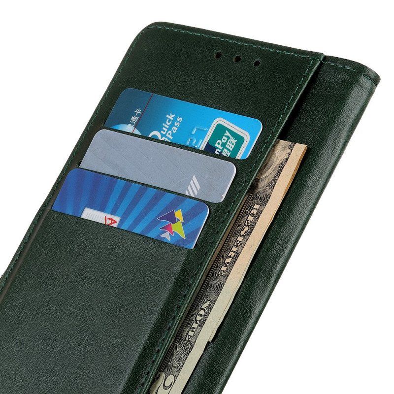 Folio Deksel Til Samsung Galaxy S22 Ultra 5G Stil Leather Elegance